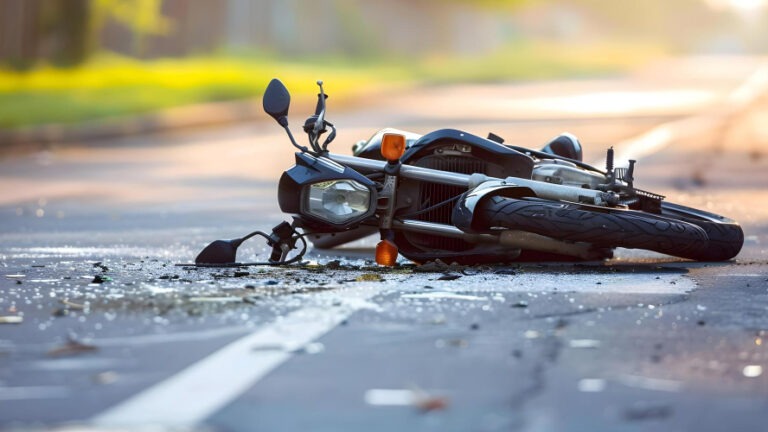 image of a cause of motorcycle accidents