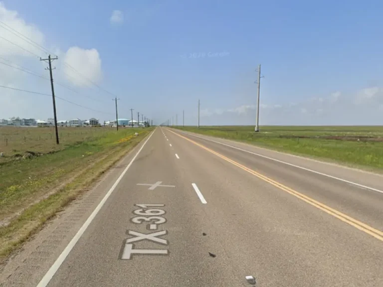 Highway TX-361 image screen shot from Google Maps Street View
